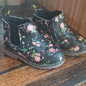 Charming Floral Kids Boots